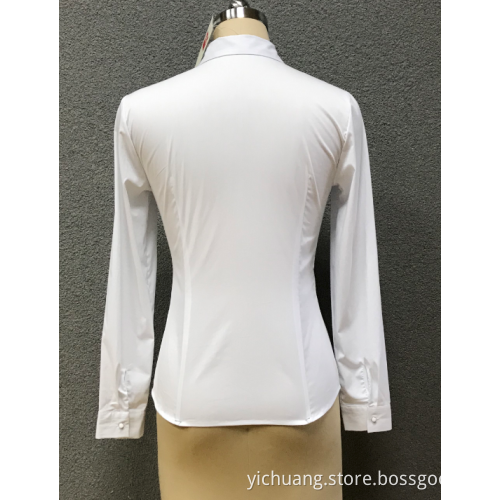 Women's woven long shirt